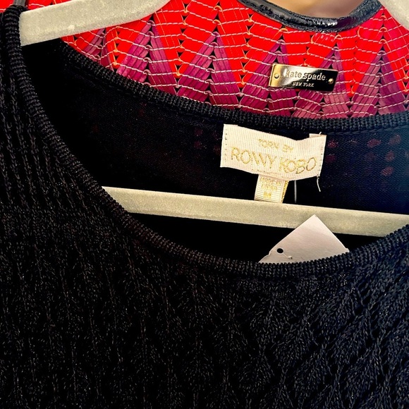 NWT Ostrich Feather Dress torn by Ronny Kobo - Picture 7 of 9